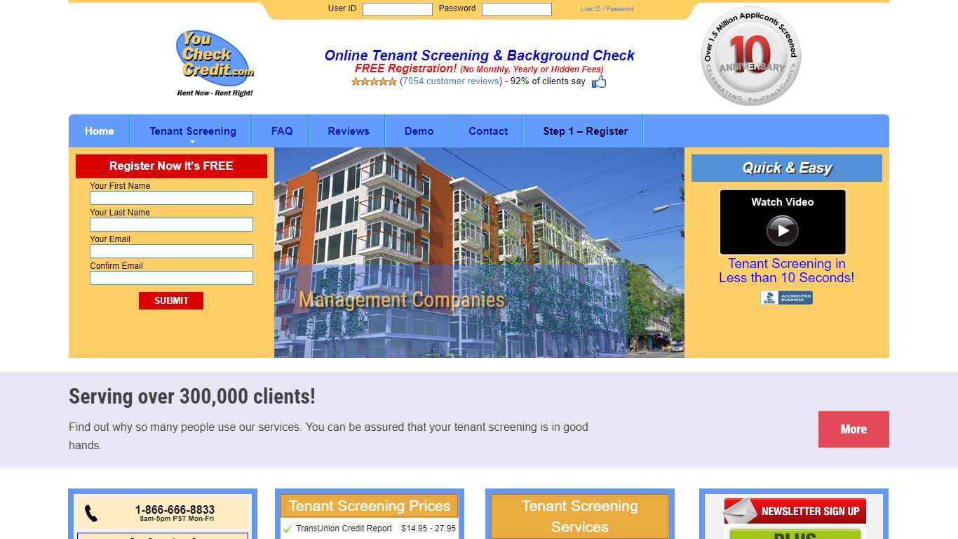 Online Tenant Screening | Background Check | Check Credit